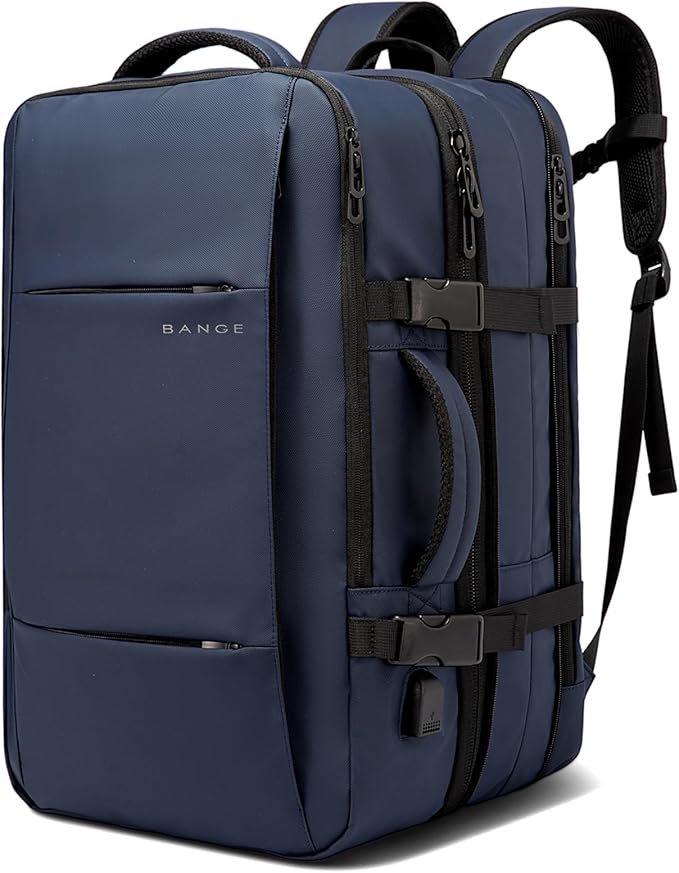 Smart & Safe 37-45L Expandable Backpack - BONSENI LTD