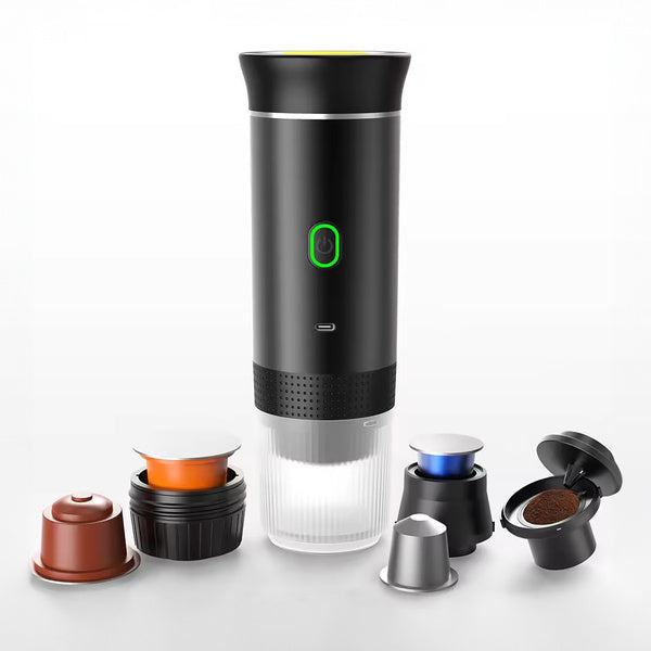 Brew Anywhere, Anytime! The Ultimate Portable Espresso Machine for Coffee Lovers on the Go! - BONSENI LTD