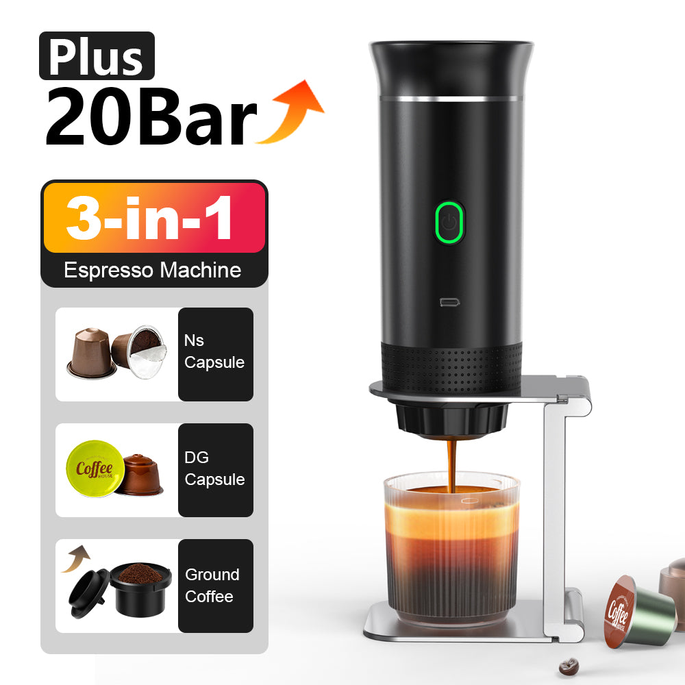 Brew Anywhere, Anytime! The Ultimate Portable Espresso Machine for Coffee Lovers on the Go! - BONSENI LTD