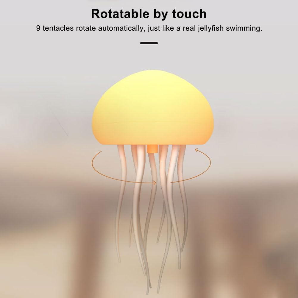 Transform Your Space with the AquaGlow Jellyfish Light – Voice-Activated Magic for Relaxation & Fun! - BONSENI LTD